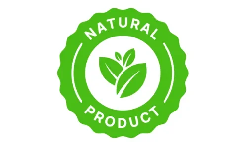 100% natural product badge